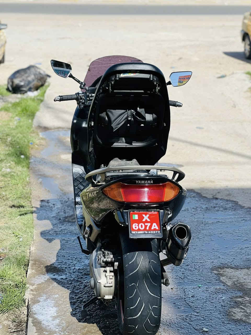 سلام عليكم تي ماكس موديل 2008 صارله شهر أو اقل نازله من الرمبه دراجه جديده خير من الله كفاله عامه من مكينه وكفرات دراجه مال مزاد 
*********** هاذه بي واتساب بس
*********** هاذه مفتوح  رصيد@إشارة
30 وبيه مجال عله كد الجيه
