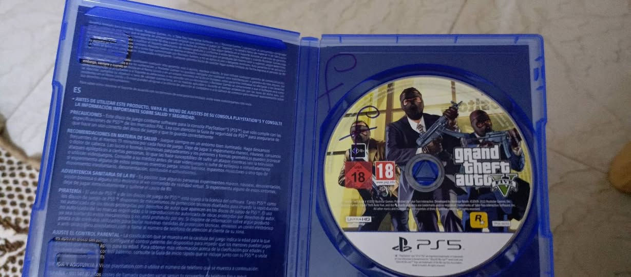 قرص gta 5 مال بلي 5 مستعل قليل للبيع حييل نظيف السعر 25 ومتوفر توصيل عنواني الرمادي


**إذا كنت صاحب هذا الإعلان وتريد حذفه لأي سبب، رجاءا أرسل رسالة إلى الدعم الفني**