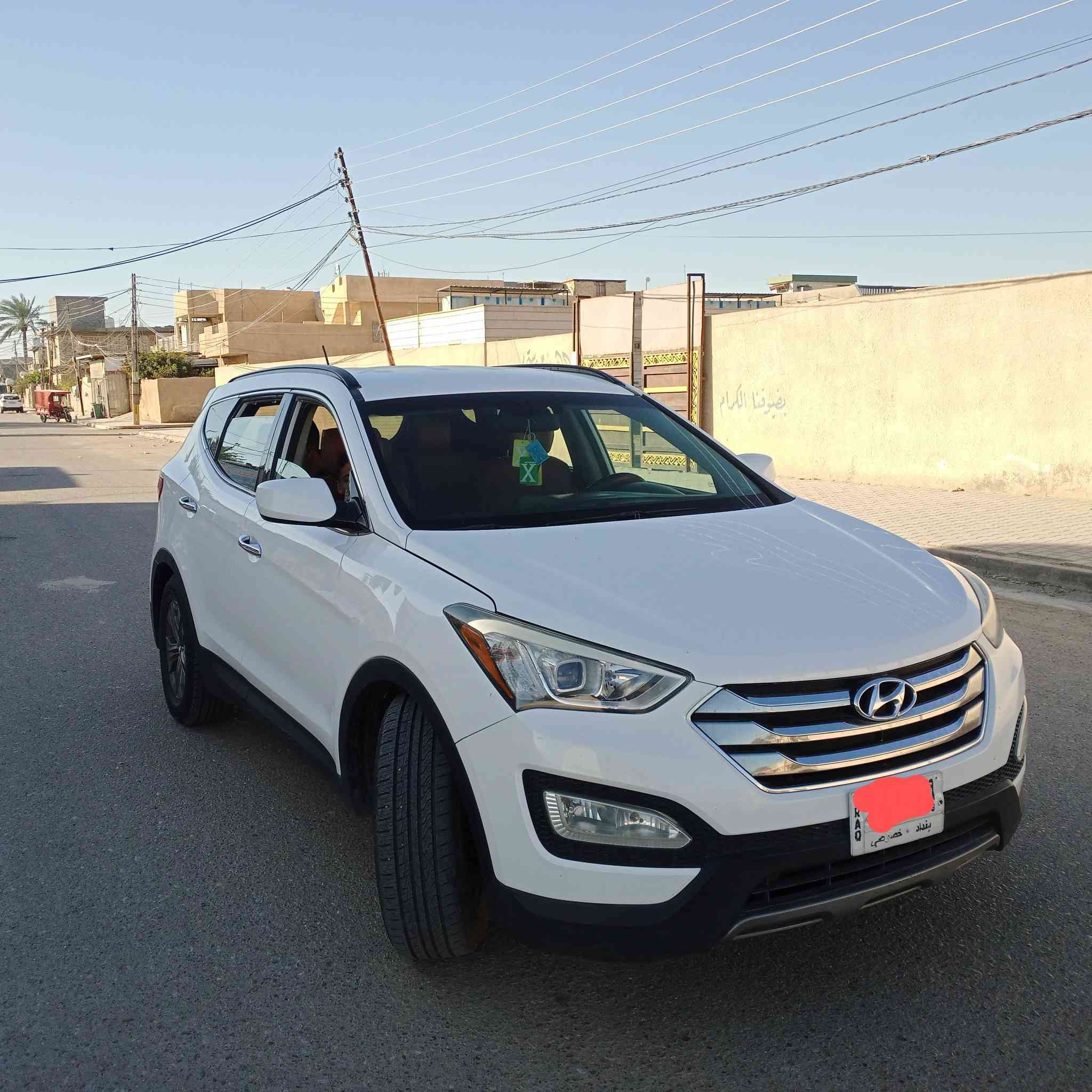 سلام عليكم ورحمه الله وبركاته(للبيع او مراوس)
سنتافيه موديل 13 وارد امريكي 
بيه قطعتين قبق جنطه وجاملغ خلفي فقط ولباقي كفاله 
لون ابيض سياره جاهزه اي نقص ما بيه 
مواصفات 
١ كشنات تدفئه 
٢ كشنات كهرباء 
٣ قطعتين تبريد 
محرك ٢٤٠٠ 
رقم بغداد تحويل مباشر 
مكان بغداد قضاء المحموديه 
سعر ١٣٢ وبيه مجال بسيط 
الاستفسار 
***********
***********
