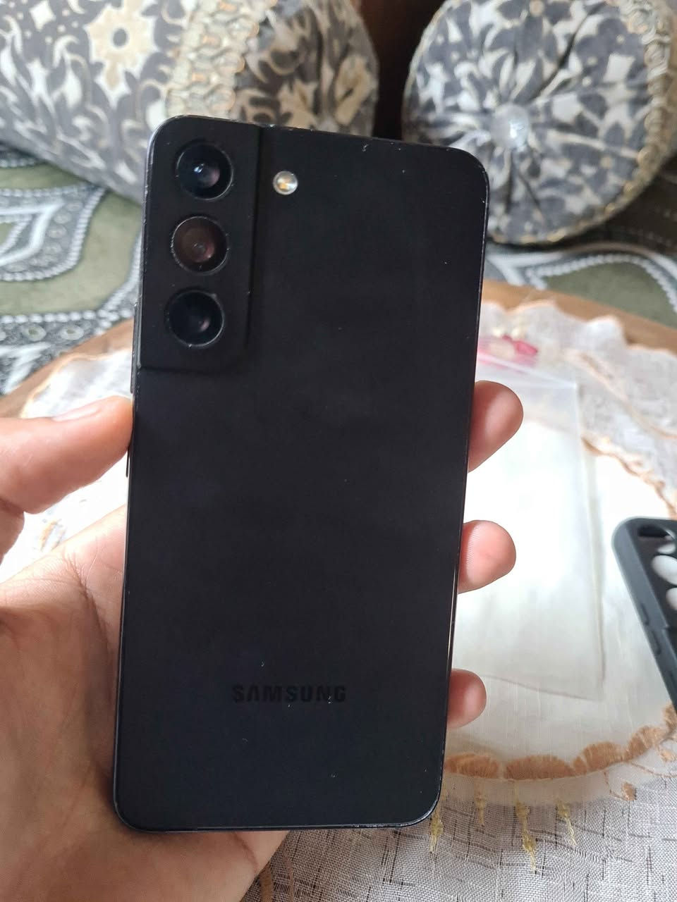 Samsung Galaxy S22 5G Jdid 
Storage 128Gb - Ram 8g
écran: Dynamic AMOLED 2X, 120Hz
Battery: 4500mAh
Camera : 50MP -12MP- 10MP 8K@24fps, 4K@30/60fps
Silfe: 10MP 4K@30/60fps, 1080p@30fps تينجداد, الراشدية


**إذا كنت صاحب هذا الإعلان وتريد حذفه لأي سبب، رجاءا أرسل رسالة إلى الدعم الفني**