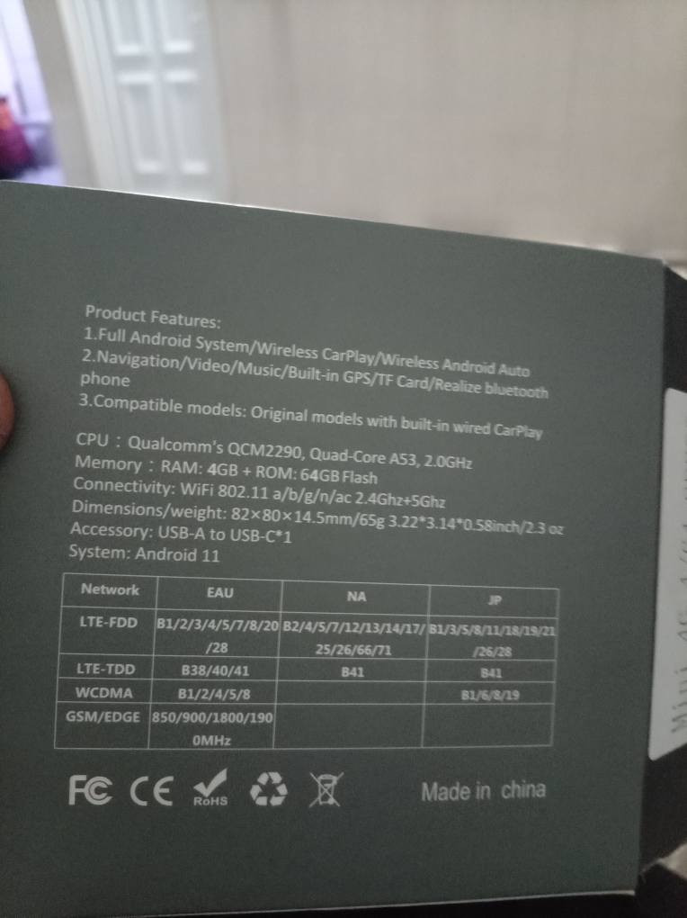 کارپلەی ئەندرۆید ئۆتۆ ،هاردی ٦٤ و ڕامی  ٤ ،،شاشەی سەیارەکەت ئەکا بە ئەندرۆید،،زۆر خێرایە ،،،هەمو ئەپەکان یوتوب و فەیس بوک و سناپو هتد ئیش ئەکا لەسەر باشەی ئۆتۆمبێلەکەت ،تەنهاو لێی ڕەبتکە پێویست بەکۆڕینی شاشەکەت ناکات ،،،بەشەرت وزەمان ،،ژم/*********** السليمانية, العراق
