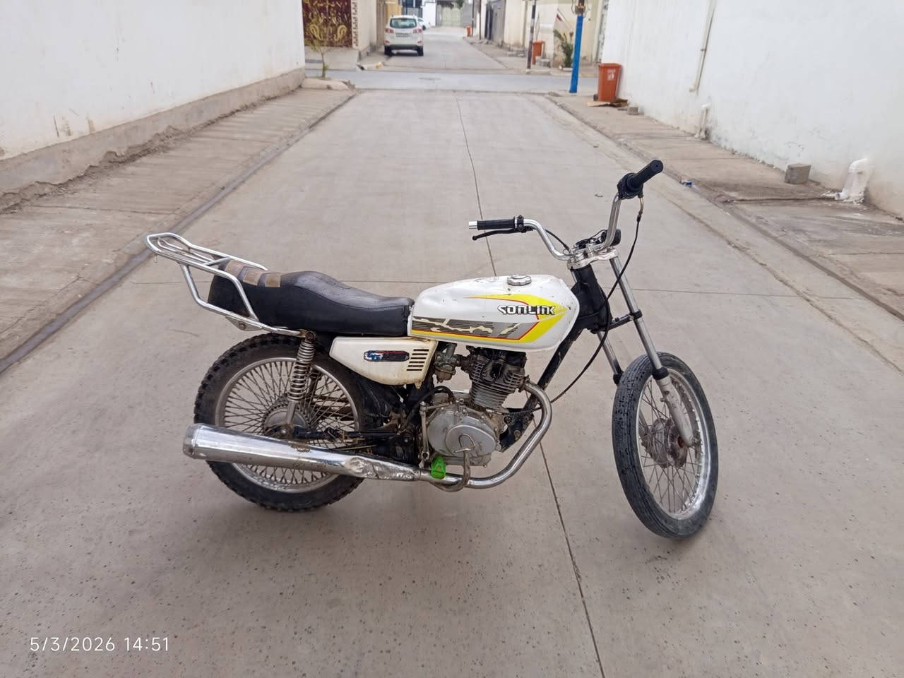 مـاطـور 4گـیــر لـلـبـیـع مـودیــل 2018 
محرك بشرط لاصرف ولاصـوت..
تـایــرات جــدیـــد..
صالانسە ابوصــوت ..
هـندر واحـد یـشـتـغـل✔
مابـي اي عیـب 
دبـلات شـــغـــال..✔
نشـط وشلعــە مـعـدل فــول یـشـگ الــگـاع✔
الـســعــر 200وبــي مجال للشراي شراي تعال خاص اواتصال علی
رقم موبایل ***********
