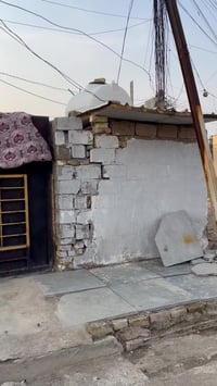 بيت مساحه ١٥٠متر واجهه ٧ونزال٢٢ في جسر ديالئ نهاية مدرسةموسئ الكاظم ال...