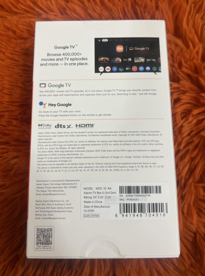 السلام عليكم اخوان

تي في بوكس شاومي احدث إصدار الجيل الثالث 

شرط الأصلي (غير مفتوح )لوك ستيكر اخذته من شركة ترند الي بشارع الربيعي قبل كم يوم ب100 مع التوصيل 

هسه اريد أبيعه 90000 قفل الشراي يراسلني على واتساب  رقمي *********** 

الأصلي وليس المقلد اكو مقلد بالسوك نازل وجاي يبيعوه الشركات على انو اصلي ولكن هوه مقلد ويبيعوه ب85 وحتى 95

بس الحمد الله احد الأشخاص نبه ونشر الفرق بين الأصلي والمقلد 

وآسف على الاطاله
