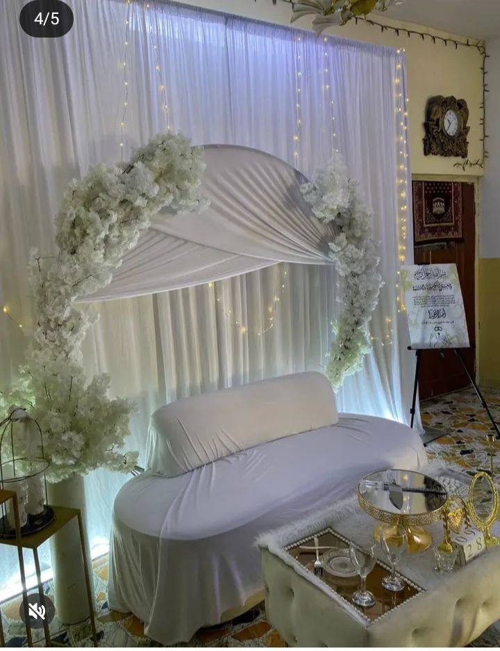 تسر إدارة اليقين للكوشات عن عروضها المميزه كل ما هو جديد لدينا خدمتكم تسعدنا أنسب  الأسعار فرحتنا تكتمل مع فرحتكم (خطبه حنه أعراس أعياد الميلاد حفلات) توصيل لحد باب البيت مع نصب الكوشه للحجز والإتصال واتساب
***********
