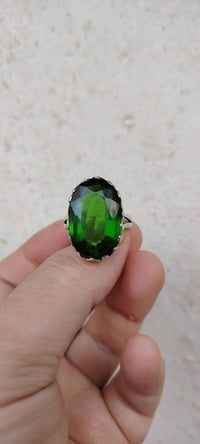 زبرجد روسي • فضة 925 • صياغة يدوية