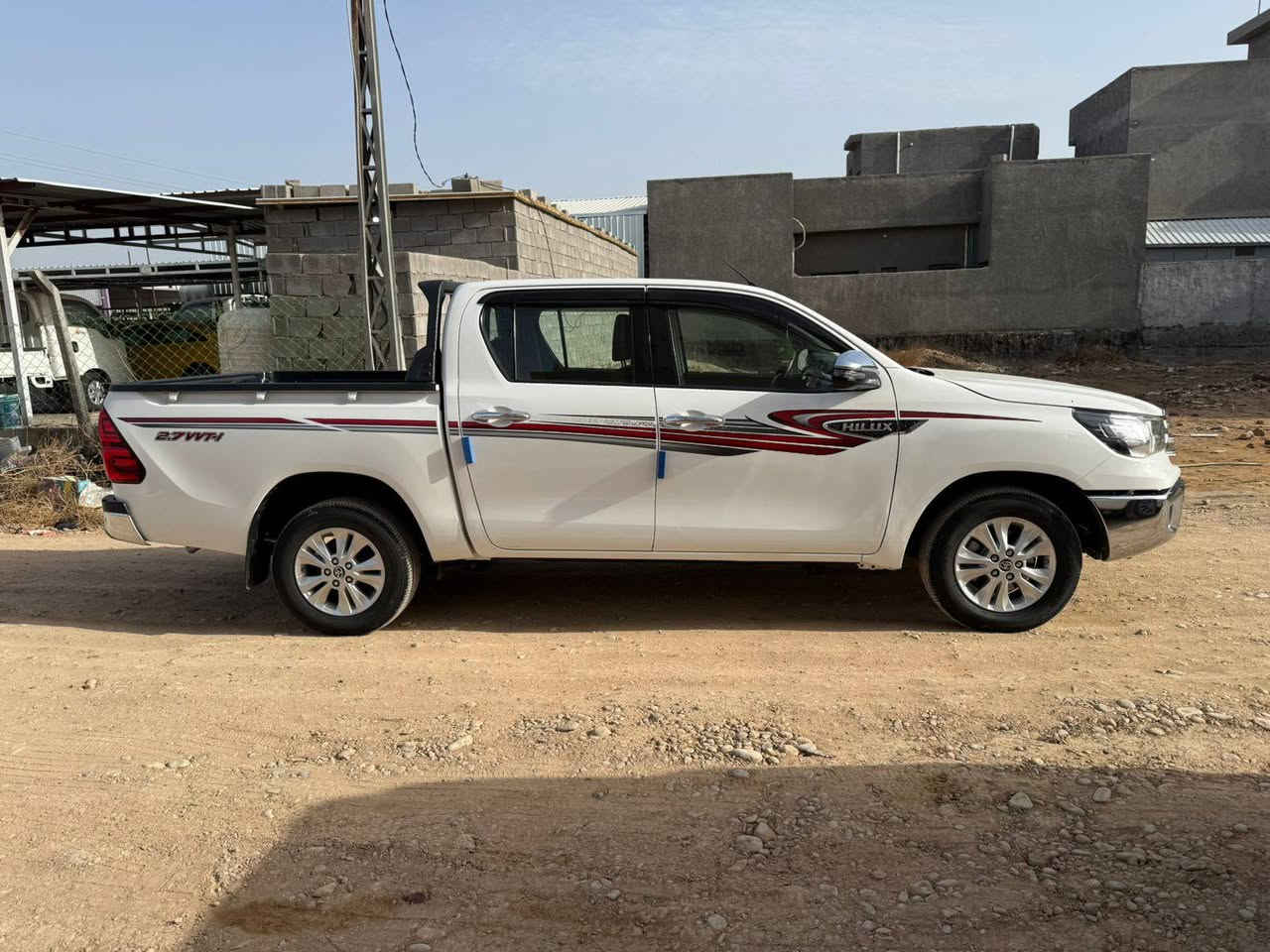 للبيع تيوتا هايلوكس ناصي واتماتيك 2022فول مواصفات تبريد امامي وخلفي وكشانت ومثبت سرعه شاحنة الا سلكي 
ماشيه 100 الف مكفوله رقم اربيل تريد وكاله تريد تحويل عنوان واسط الزبيديه 
***********
