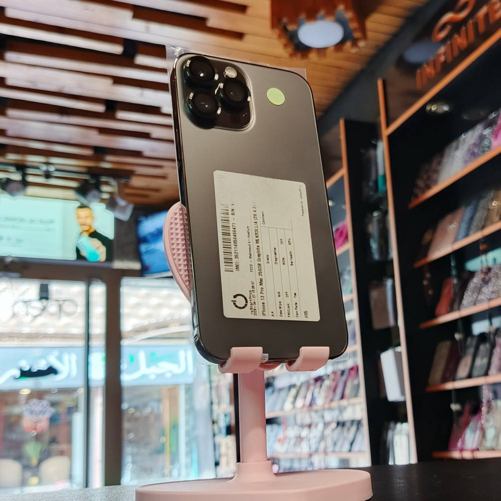 #متاح هاتف مستخدم   ❤
# iphone 13 pro max 
الذاكرة  256  GB
البطارية 92 % 
الهاتف بلادي وجدا نظيف 💕
الهاتف وتررر بروووف ❤
#السعر  740 الف فقط 

#العنوان _الانبار _قضاء هيت _ شارع حامي حميد _مجاور مجمع الملكة أو مقابل مكتبة الأقلام _ مركز الباشا 💥
#لتواصل معنا : 
واتساب / ***********
الانستا / albasha-mople
