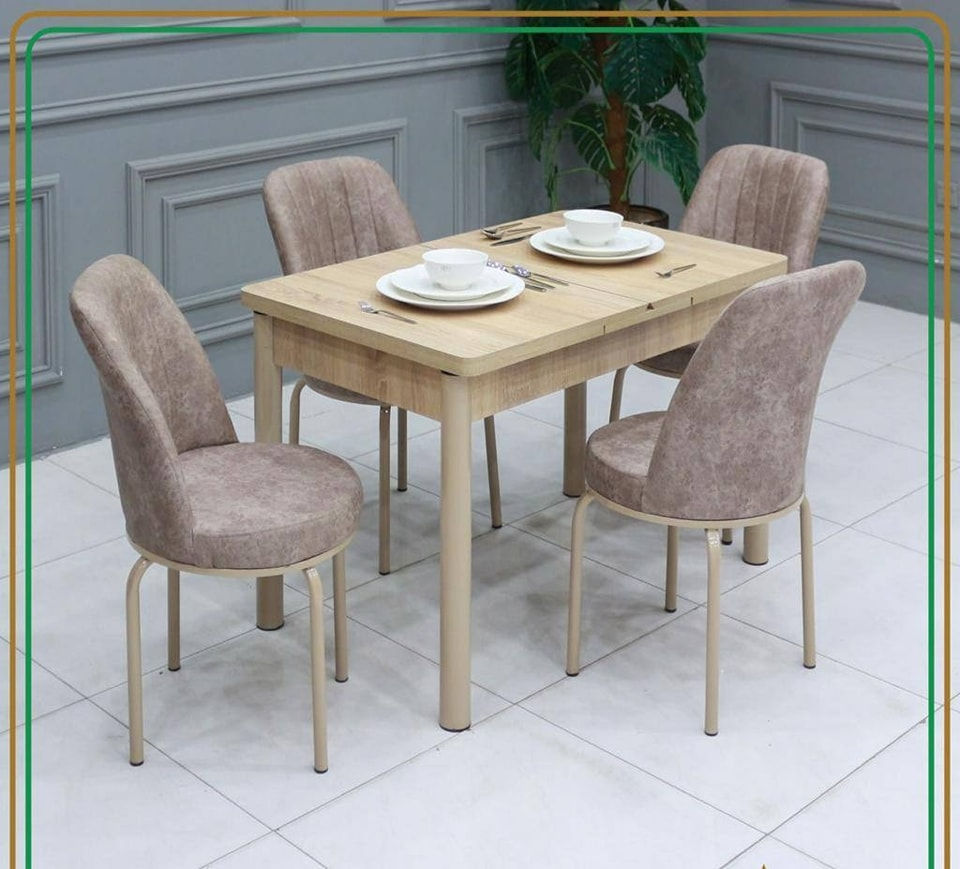 ميز طعام 4 كرسي سلايت تركي 
للحجز والاستفسار ارسل رسالة على بريد الصفحة 
لدينا خدمة توصيل لكافة المحافظات 
 ***********
