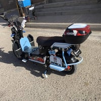 دراجه شحن للبيع نوع هيوشه شكل ال25 باتريات ع الفحص قبل شهرين مشدوده  ا...