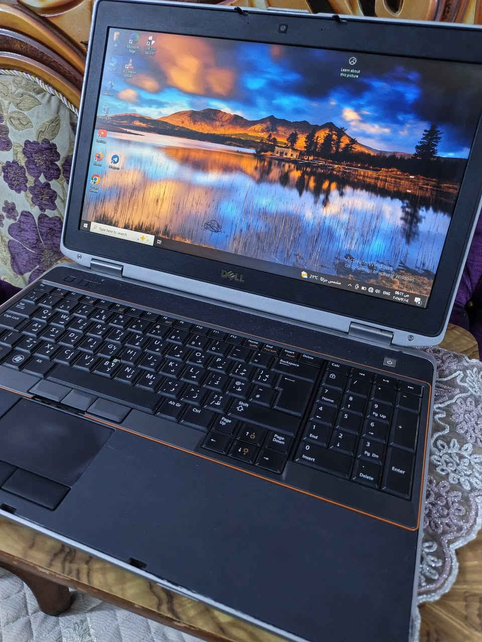 السلام عليكم
مكلف بالنشر 
لابتوب dell نضافته فول
مواصفاته موجودة بالصورة 
للبيع ب250 وبي مجال
*********** ومكاني الشعب
