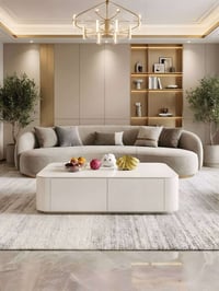 طبلة وسطية • سطح زجاج • ١٠٠×٥٠×٣٤سم