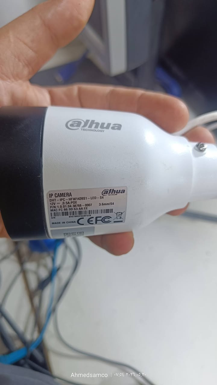 IP Dahua 4MP (Full-Color)
للبيع جديد بدون كارتونة ابيع ومفحوصة و كاملة شغالة ١٠٠٪ ليلي ملون 
بغداد م.الصدر


**إذا كنت صاحب هذا الإعلان وتريد حذفه لأي سبب، رجاءا أرسل رسالة إلى الدعم الفني**