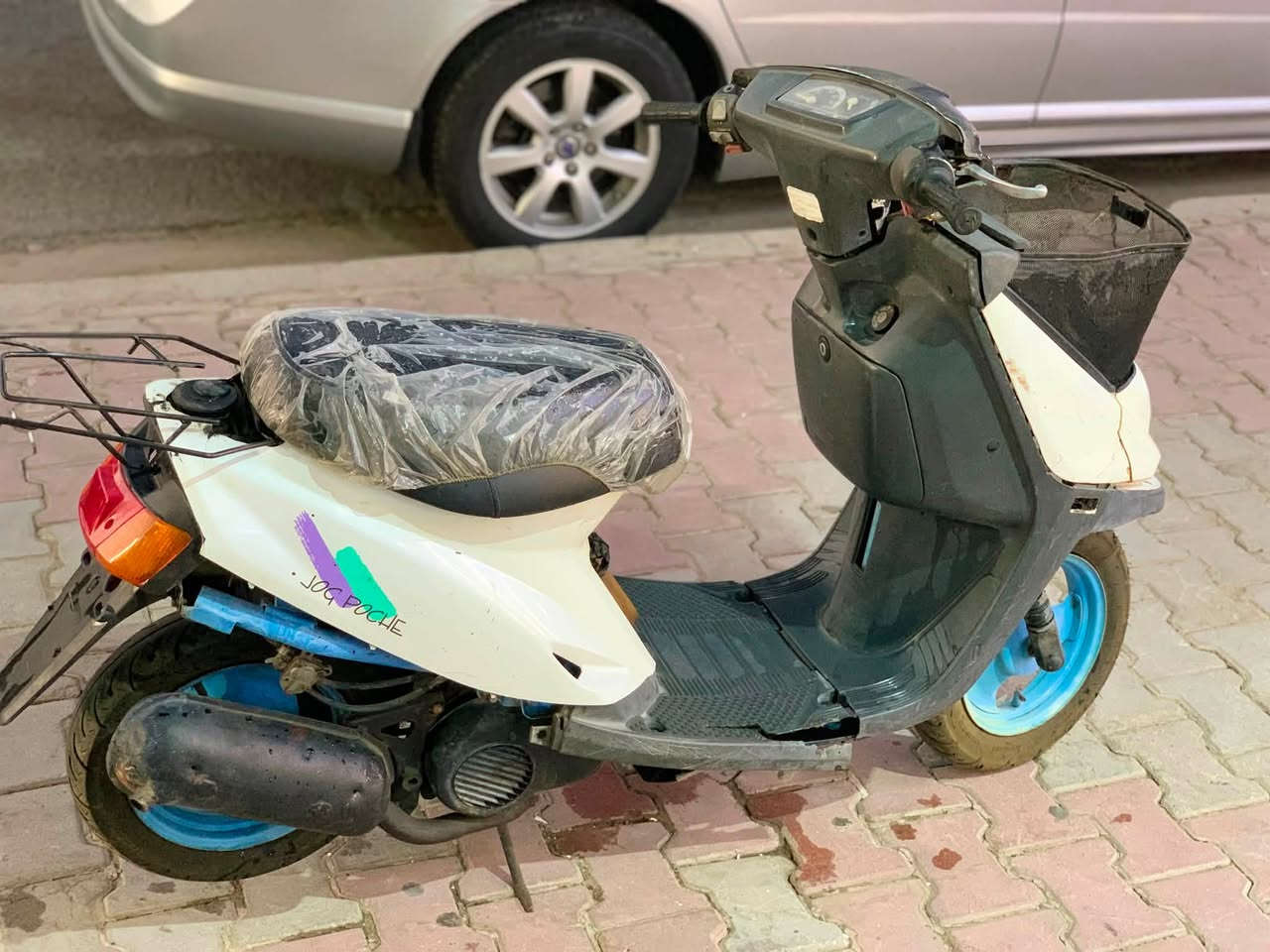 ياماها للبيع 
محرك يحتاج تجفيت 
كهربايات كلها شغاله
السعر ١١٠
***********
