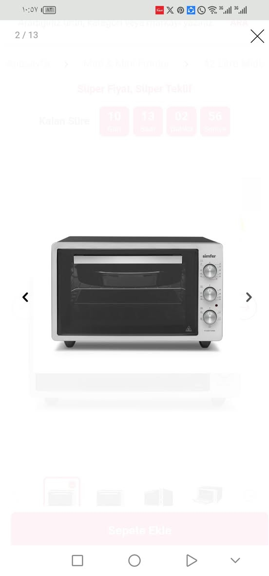 فرن نوع سيمفر تركي قياس الكبير طول ٦٣ وعرض ٤٠ ارتفاع ٤٠ . مستعمل قليل جدا جدا كلش نظيف كركوك, العراق


**إذا كنت صاحب هذا الإعلان وتريد حذفه لأي سبب، رجاءا أرسل رسالة إلى الدعم الفني**