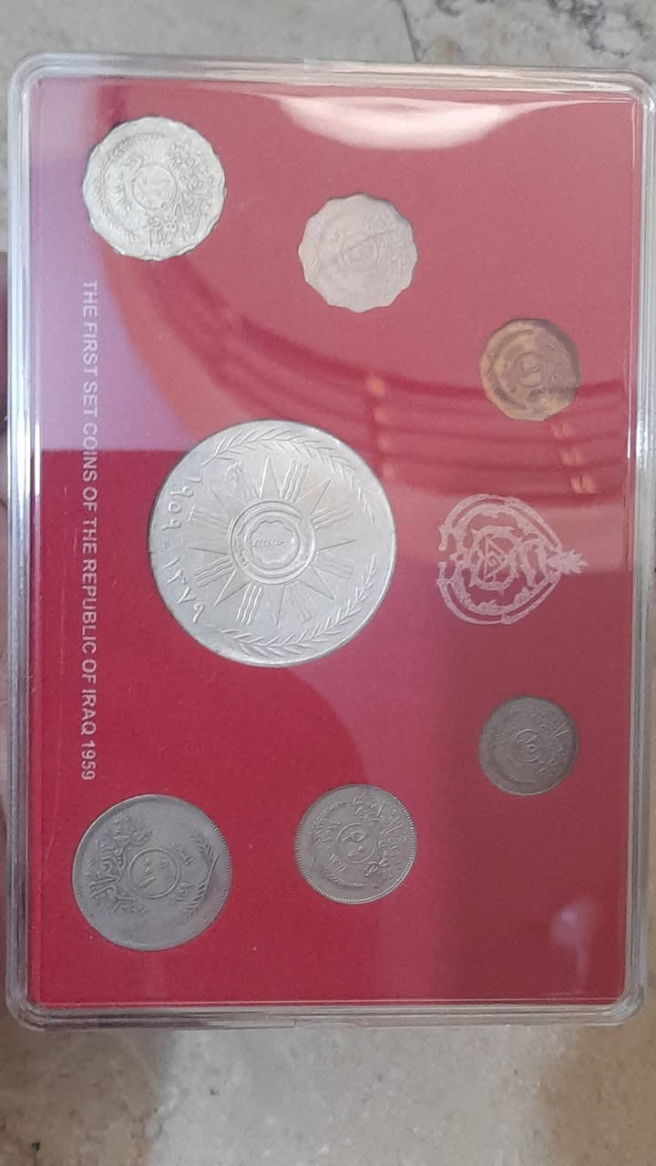 للمهتمين حصرا بالقطع القاسميه الفضه بالمغلفمال البنك  والكتلوك ملاحظه ال١٠فلوس وال٥فلوس نيكل والفلس برونز والباقيات مع المسكوكه فضه رجاءا اللي ماعنده خبره لايعلق ...السيت ب٢٠٠ دولار ويتوفر توصيل شركه باجور لباب بيتك اللي يحب يحجز رقمك وعنوانك عالخاص ويدلل ....


**إذا كنت صاحب هذا الإعلان وتريد حذفه لأي سبب، رجاءا أرسل رسالة إلى الدعم الفني**