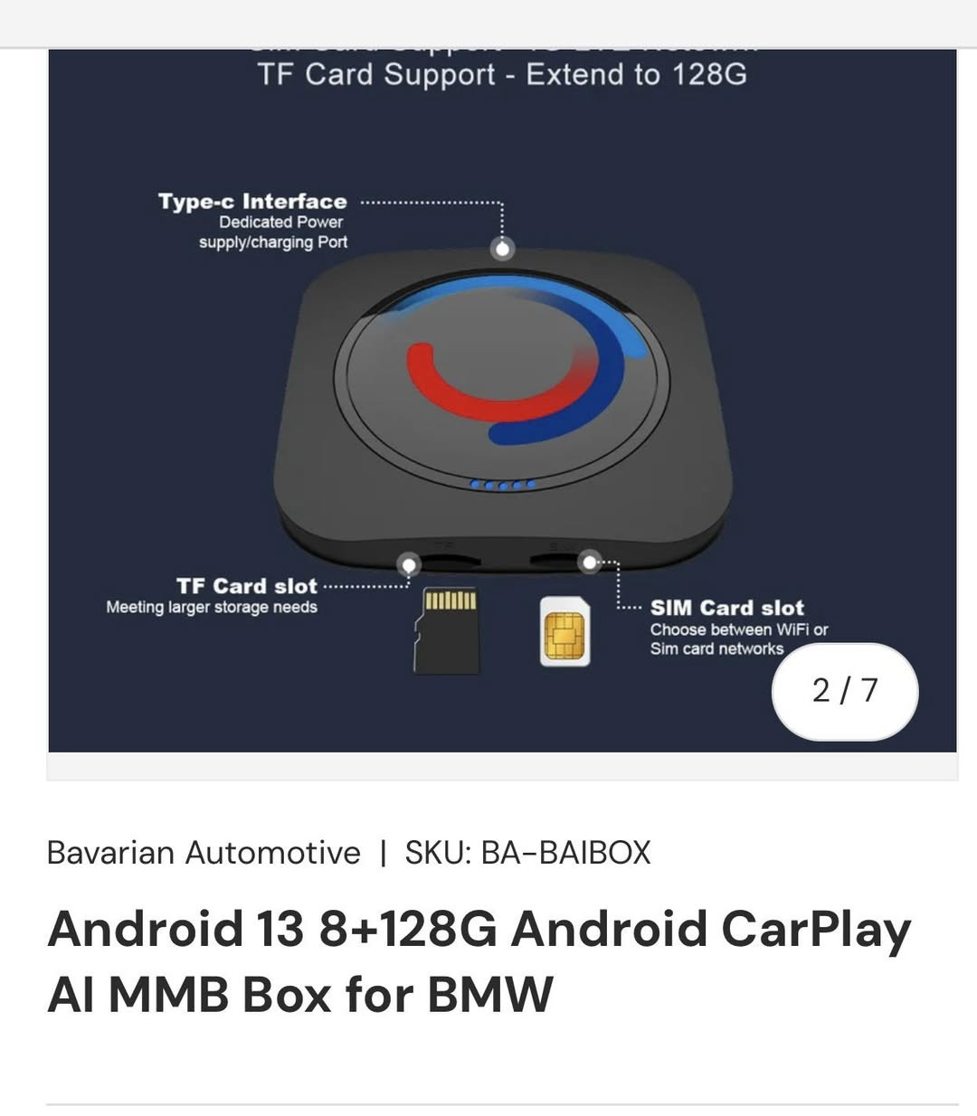 كار بلي خاص BMW فول اندرويد مواصفاته بالصور قطعة جديدة


**إذا كنت صاحب هذا الإعلان وتريد حذفه لأي سبب، رجاءا أرسل رسالة إلى الدعم الفني**