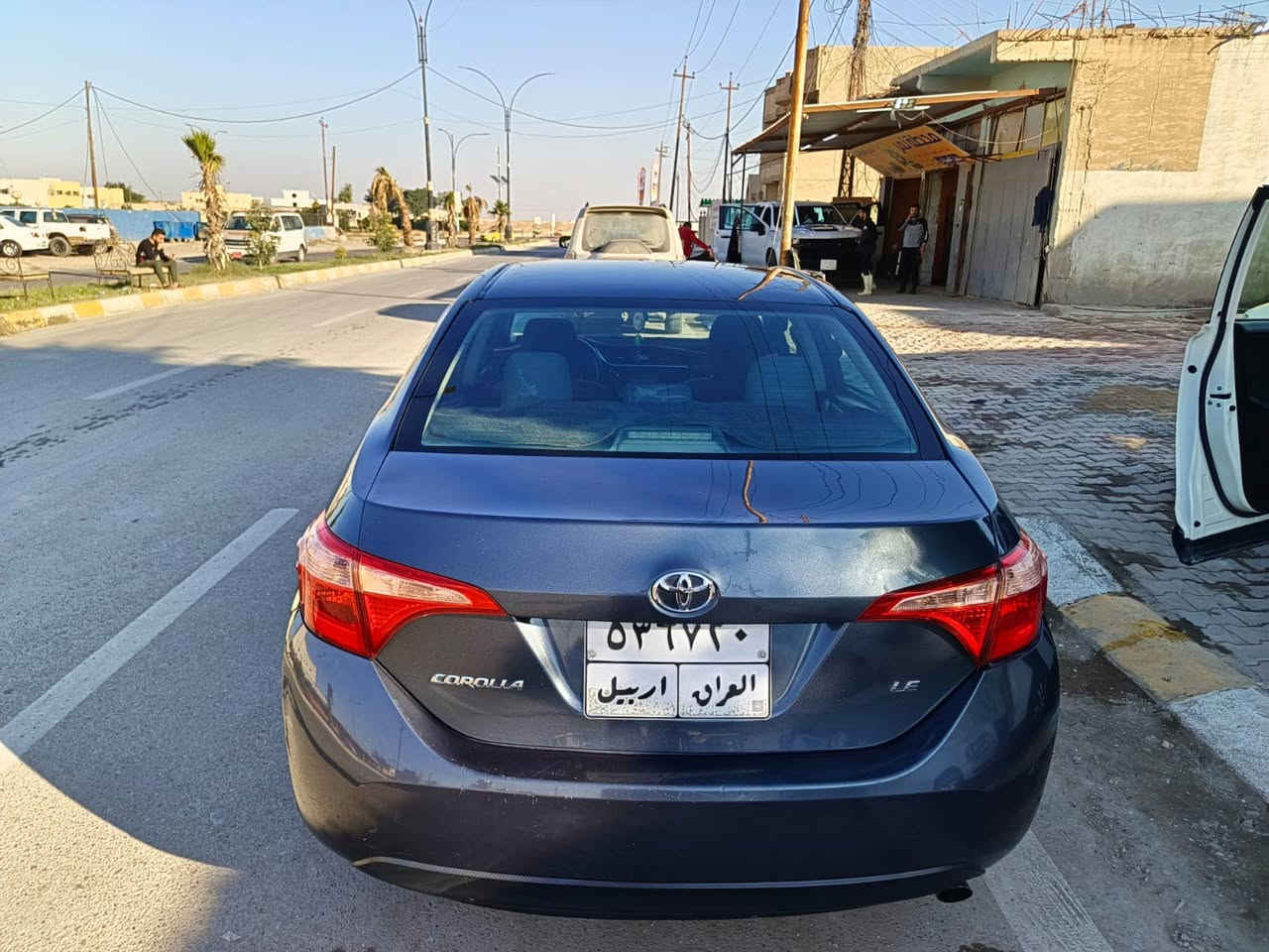 السلام عليكم 
 كورلا 2017
   تبريد ثلج 
تدفئه 
تخم تاير 
 رقم دولي 
تحكم ستيرن
شاشه وكامره 
محرك ممفتوح
لون نفط 
شرط التحويل 

ملاحظه رقم إنكليزي
***********

السعر 135

مكاني صلاح الدين تكريت
