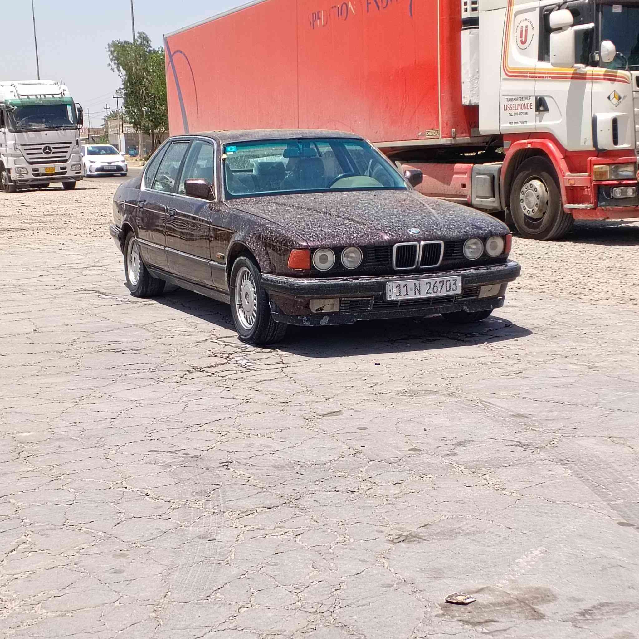 السلام عليكم bmw٧٣٥ اصل ٧٣٠ رقم بغداد انكليزي بأسمي البارحه محولها ومصفرها مكينه كير كفاله غرفه عسلي حلوه كهربائيات كله شغال تبريدهه Acومروحه وفان كله شغال بعد تنضغط فحصته الغاز مابيها من اخذتهه هذا وضعه صدرها الامامي تعبان وصبغتهه مو حلوه عضمهه كلش حلو وعدل سعرهه ٣٨ وبيهه مجال قليل حگ جيه مكاني كوت ***********
