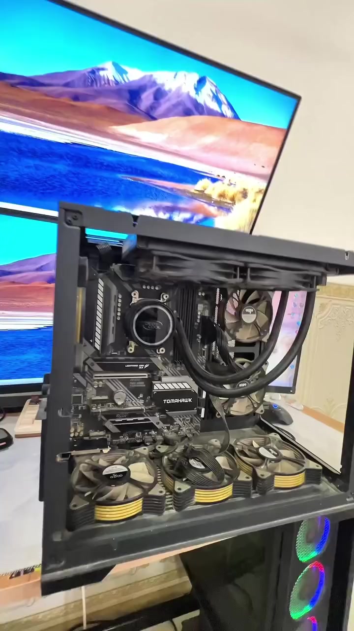 625 الف بدون عملة
ب625 الف

R9 5900x

Deepcool 240ml

RAM 32 DDR4 3200

Ps Fantic full moudler 750W

Wifi card 

Case with 6Fan control
مكاني نجف توصيل ما متوفر تجي تاخذها من يمي افضل لان الكيس جام بيه كلشي يصير 

***********
