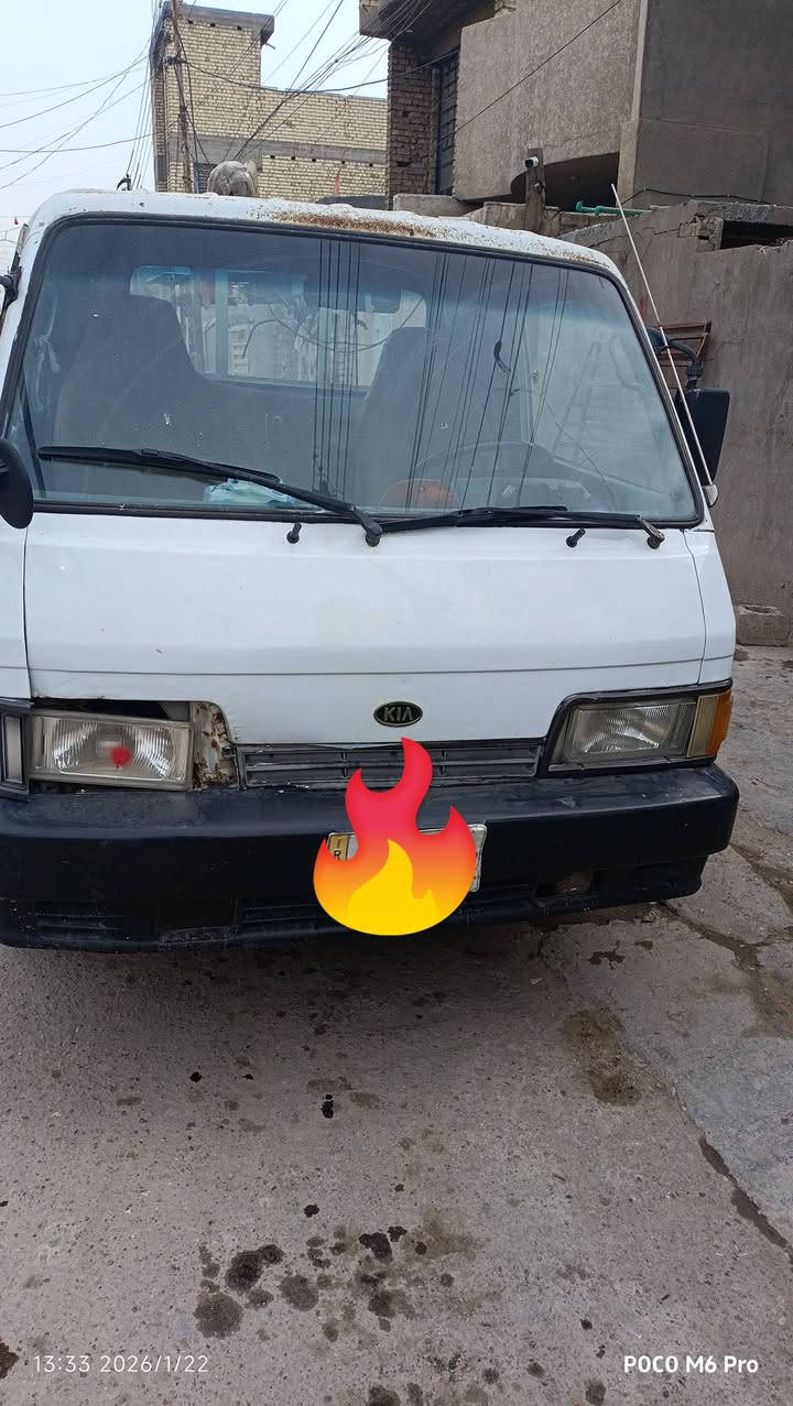 سلام عليكم كيا بنكو ميدل 1994 المكينه بيه تبخير بدون تنقيص الكير على الثاني يفلت   الحديده جديده السعر 35 وبيه مجال  العنوان بغداد البياع تقاطع درويش ***********
