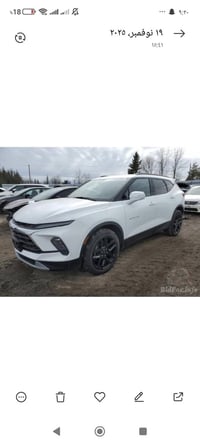 بلايزر ٢٠٢٤ 3lt فول عدا البانوراما ماشيه 8الاف كيلومتر  داخله بكتاب شه...