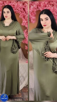 دشداشه نسائي • فانيلا • فري سايز 50-95