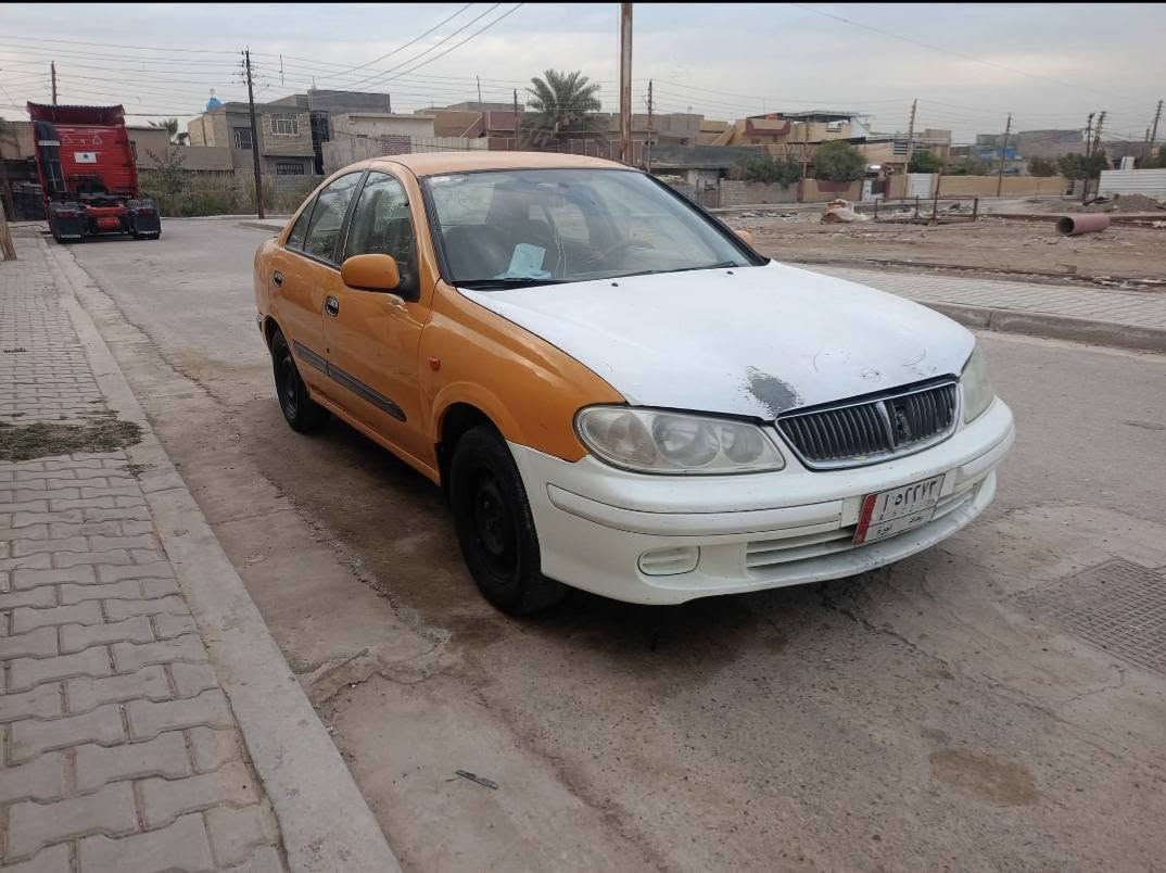 نيسان سني2001 رقم بغداد ألماني 
سنويه ساقطة قبل شهرين 
 بيهه طخة بجاملغ خلفي جهة العبري وبنيد مبدل فقط 
كير مكينه مال حاوية قبق أسود المرغوب
 تدفئة تبريد شغال 
كهربائيات كامله على وضع الشركة ماملعوب بيهن
حدادية جديدة مع تخم دبلات جدد
رقمي بي وات ساب 
***********
