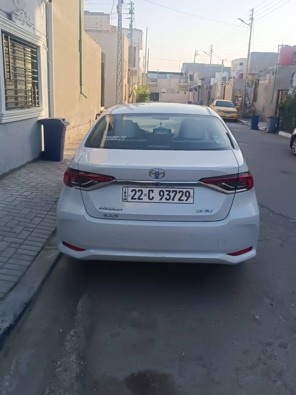 سلام عليكم كورلا خليجي للبيع موديل 24 ماشيه 34  مكاني البصرة *********** سعر 190
