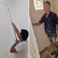 دعم للعوائل الفقيره صبغ منازل بأنسب الاسعار  صبغ جدران منازل  اصلاح ال...