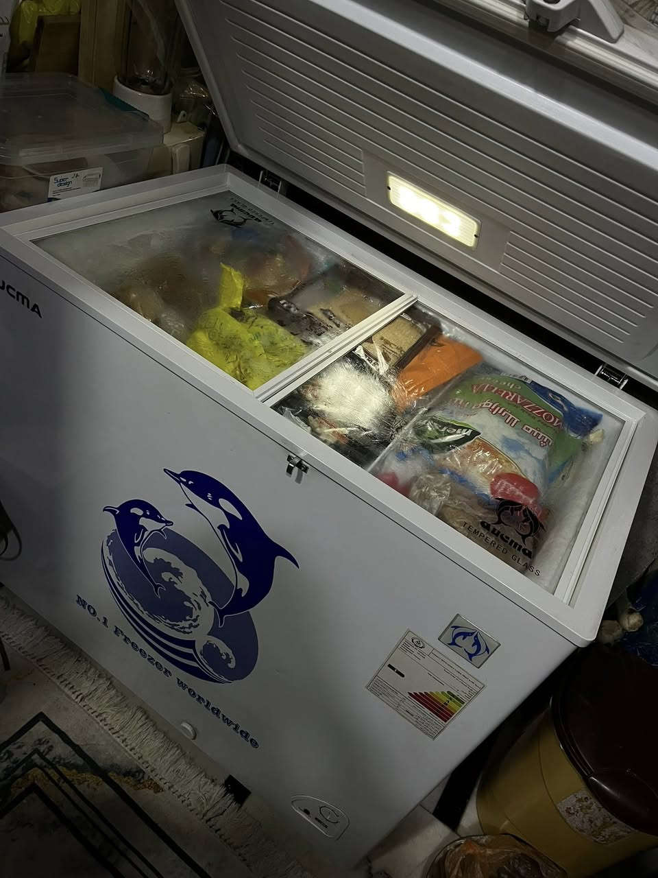 مجمدة أفقي (chest Freezer) من اوكما(Aucma)  
الحجم 10قدم   اقتصادية متصرف كهرباء واستعمال نظيف اقل من سنه 
سعر اريدها ب ٣٠٠الف وبيه مجال بسيط


**إذا كنت صاحب هذا الإعلان وتريد حذفه لأي سبب، رجاءا أرسل رسالة إلى الدعم الفني**