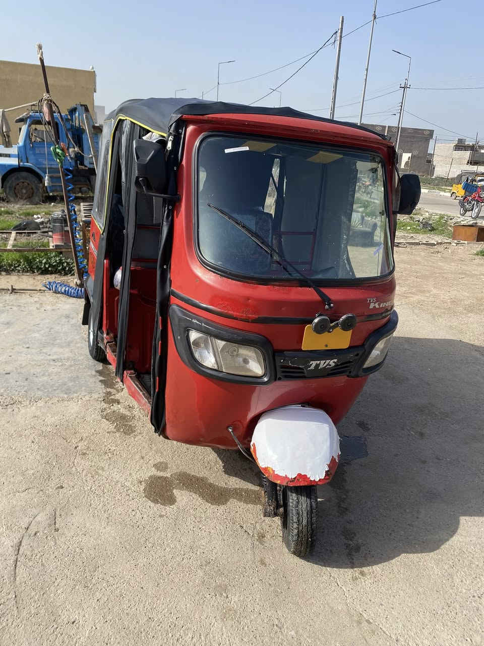 للبيع مستجعل TVSموديل 2017 اوراق2018 كامله  كل نقص ماكو كبل تنزل  الشارع ***********السعر32000 بيها مجال
