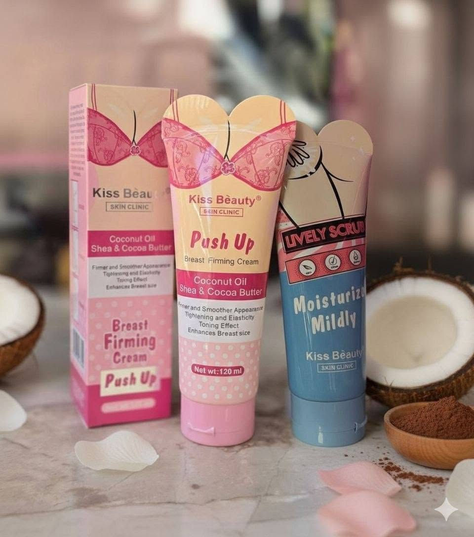 عناية متكاملة لبشرة أكثر نعومة وإشراقة 🌸
✨ كريم Kiss Beauty Push Up بتركيبة غنية بزيت جوز الهند وزبدة الشيا والكاكاو، يساعد على ترطيب البشرة ومنحها مظهراً أكثر نعومة ومرونة مع الاستخدام المنتظم.
🩵 مقشر Lively Scrub يزيل خلايا الجلد الميت بلطف، وينظف البشرة بعمق، ليتركها ناعمة ومنتعشة وجاهزة لاستقبال الترطيب.
💖 روتين بسيط يمنحكِ عناية يومية ونعومة تدوم. 📦 متوفر مع التوصيل إلى جميع المحافظات. 📩 للحجز والاستفسار راسلينا.


**إذا كنت صاحب هذا الإعلان وتريد حذفه لأي سبب، رجاءا أرسل رسالة إلى الدعم الفني**