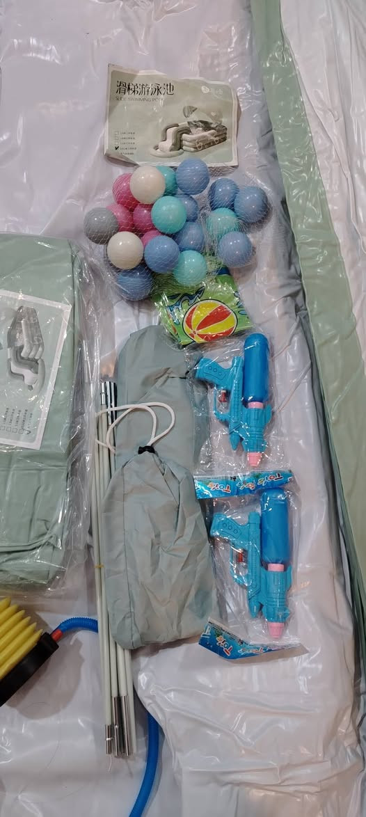 مسبح بهل شكل جديد لوك كامل ملحقات الطول 260 العرض 1.5 او٢ مقايسه بظبط اعلى سعر حبايب
