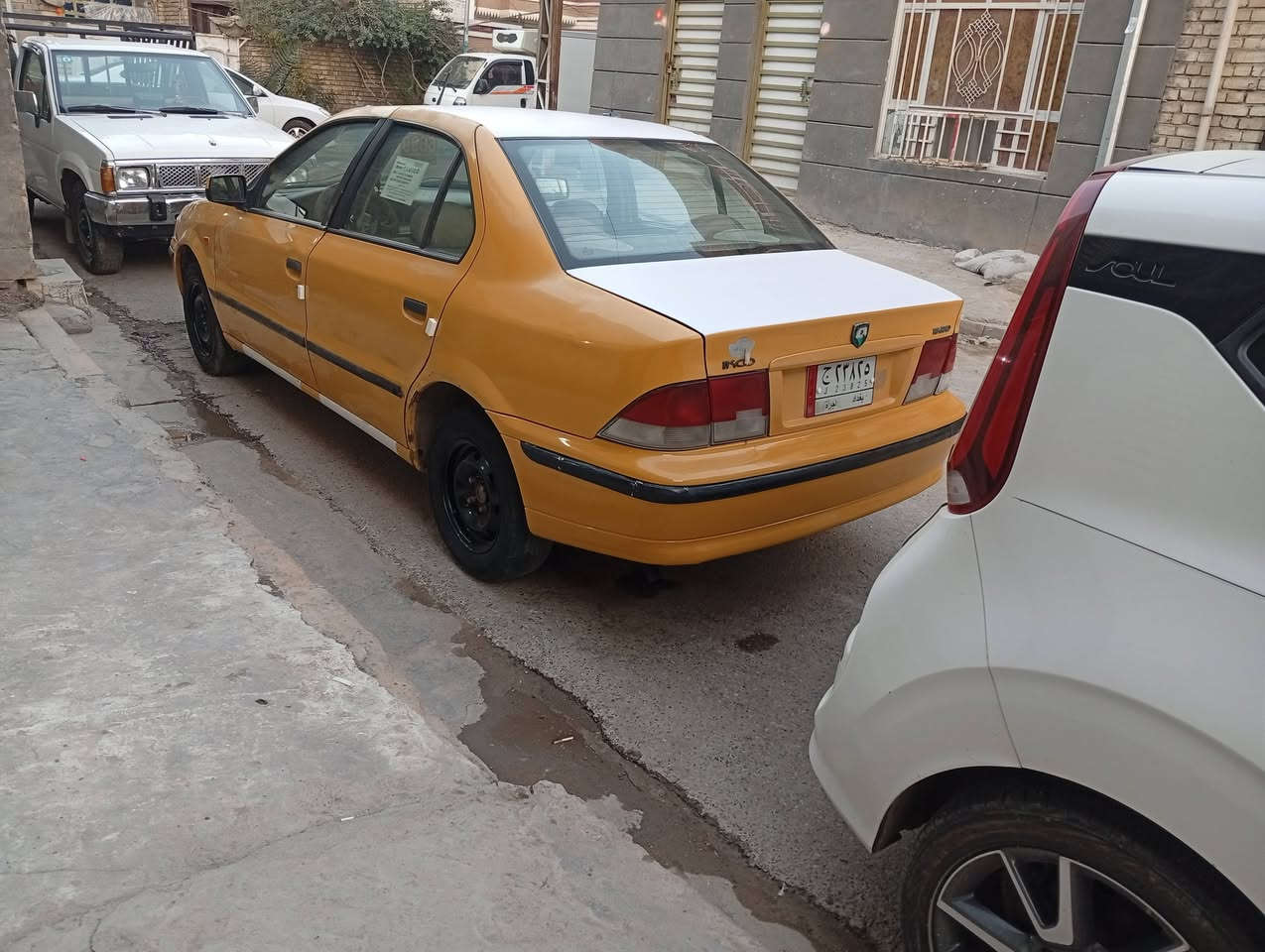 سلام عليكم سمند للبيع موديل 10السياره جاهزه كير محرك تبريد تخم تاير كهربائيات صدر امامي خلفي جديد سياره بلاديه لاضربه ولا صبغ ترايك وين ما يعجبك سنويه صاقطه تحويل مباشر السعر 28العنوان بغداد المدينه ***********
