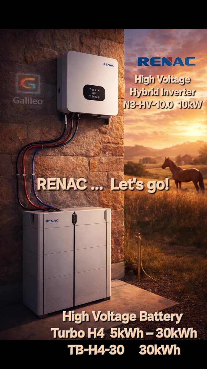 Renac 🌹 Renac , feel the Power and flow 🌹 
❤️❤️❤️ New Song

Renac N3-HV 10 kilowatts High voltage hybrid inverter , Turbo H4 30kWh Lithium iron phosphate batteries.

#newsong❤️ #ess #inverter #smartenergy #cleanenergy #hv #khv #lithium #batteries #ɴᴇᴡsᴏɴɢ #newcollection #newmusic #newmood


**إذا كنت صاحب هذا الإعلان وتريد حذفه لأي سبب، رجاءا أرسل رسالة إلى الدعم الفني**