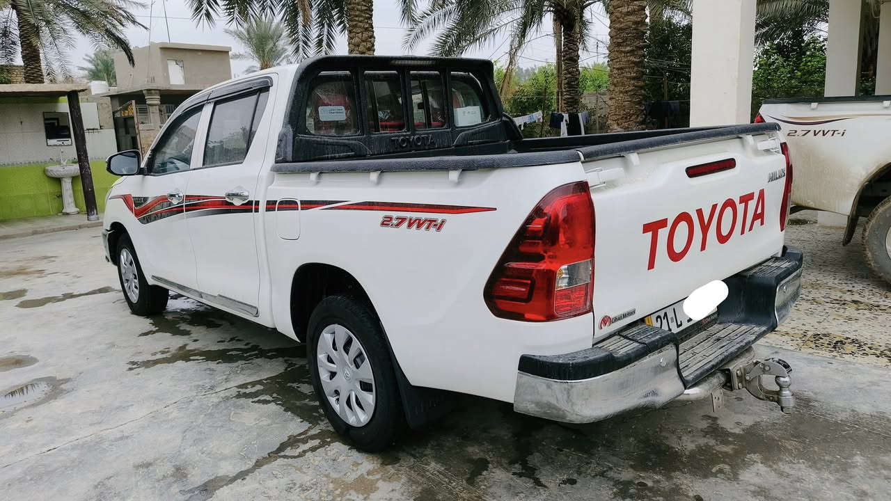 سلام عليكم للبيع تويوتا هايلوكس موديل ٢٠٢٥ كير عادي رقم سليمانيه بأسم شخص  تحويل او وكالة سيارة مكفولة كفاله عامه من صبغ والفتح والتبديل بيها رصعه اربع اصابع فقط يم البك الخلفي سياره بعدها عل وضع الشركه بعدها بضمان تبديل الدهن وصيانة المجانيه بنيد جكات سيارة كلش نضيفه مال جناي مكاني بغداد للاستفسار اتصل 🗣📲📞***********
***********
