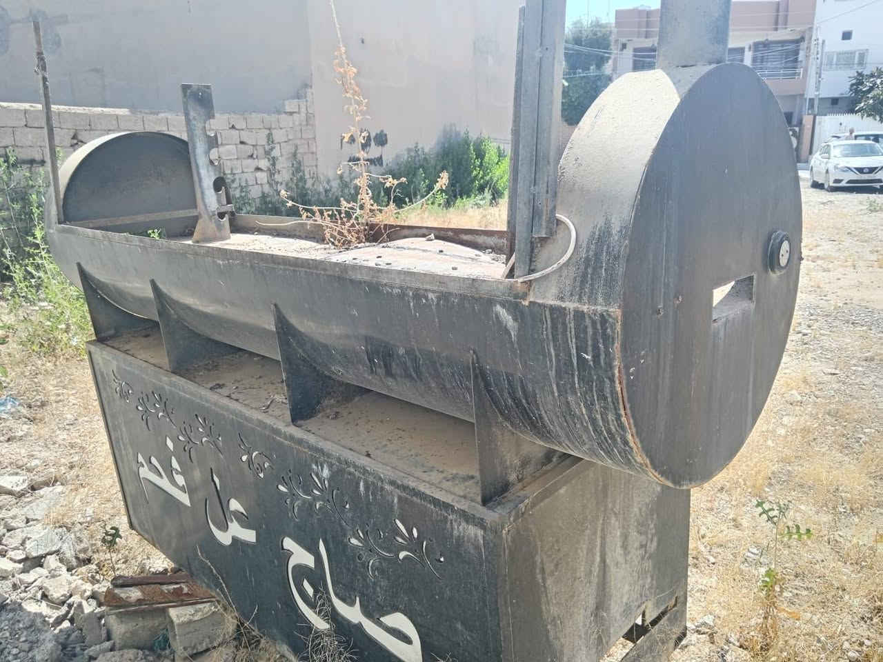 عربانة كص ع الفحم كامل حديد ثقيل وبليت 6 ملم  ومنقلة 10 ملم                   للبيع                       ***********

