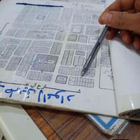 قطعة للبيع المساحه 100م حي الجامعه بل 16الف  بسعر مناسب 34بي مجال  اتص...