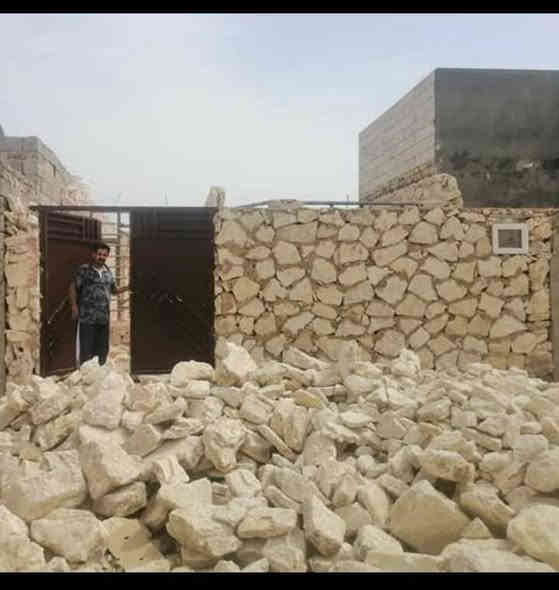 سلام عليكم خلفه بناء حجر العمل داخل الكوفه والنجف بناء بيوت سياجات رصف الاتصال الرقم ***********
