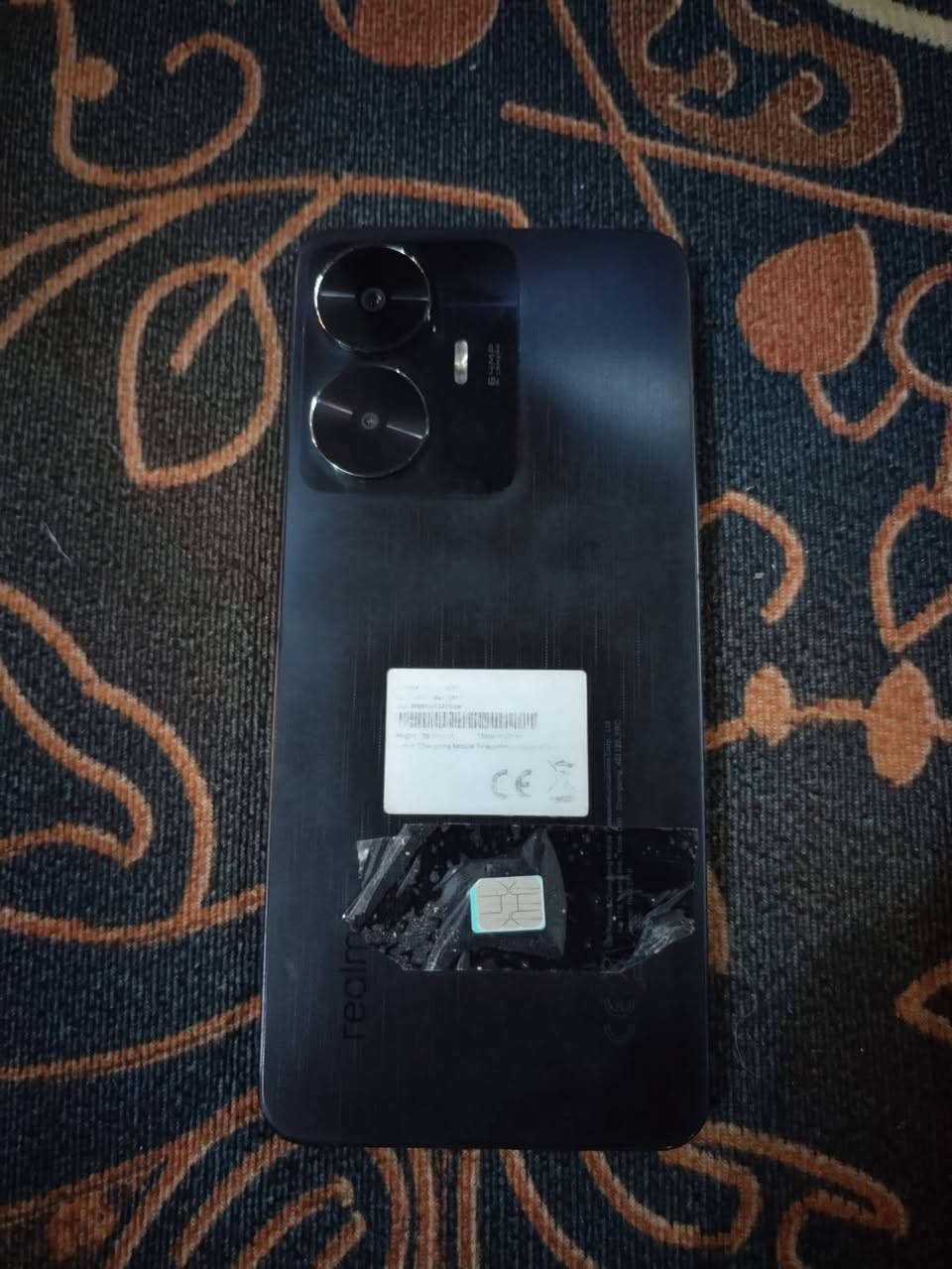 السلام عليكم جهاز ريلمي سي 55 مستعمل نظافه 75% عندي بس فقط فطور بالشاشه مثل مواضح بالصوره ذاكره 256 / 40 فريم بالببجي الجهاز مثل الماي مثل الزبده كرتونه موجود بس الملحقات مو موجوده يرهم مراوس حسب القناعه واذا اكو ايفون افضل 11 برو ماكس وانطي فرق سعره 175 وبي مجال الاستفسار رقم *********** 📞📱🫶🌹
