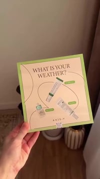 بوكس AXIS-Y • علاج الحبوب • واقي شمس SPF50+