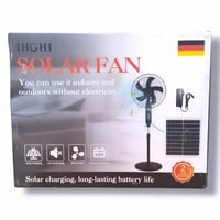 مروحة شمسية • ١٦ إنش • شحن USB