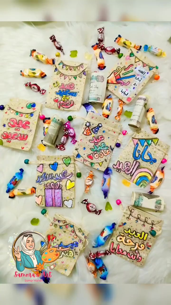 العيد فرحه 😊✨❤️ Samora's Art 🫶🏻✨  
عملتلكم توزيعات العيدية كلها هاند ميد ورسم هاند ميد عشان تحط العيدية ويستعملوه بعد كده ميترماش 👩🏻‍🎨❤️
الكميه الفوري صغيره اوي للي يلحق والباقي محجوز من قبل ما اعمله اصلا ما شاءالله 😊❤️❤️

#عيد #هدايا #توزيعات #رسم #افكارهدايا


**إذا كنت صاحب هذا الإعلان وتريد حذفه لأي سبب، رجاءا أرسل رسالة إلى الدعم الفني**