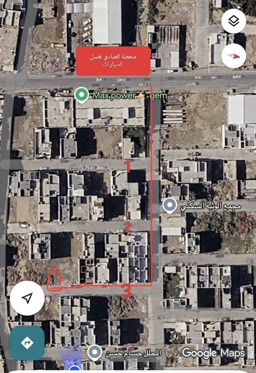 قطعة ارض للبيع المساحة 100 متر ( 6.25×16 )طابو زراعي سند 25 المكان مجمع الوثبة السكني الفرع الثالث
الخدمات كاملة من ماء ومجاري وكهرباء وصب الشارع 
للاستفسار  ***********
