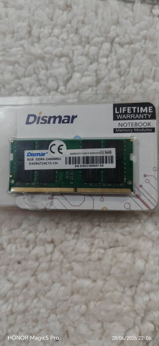 السلام عليكم 
رامات للبيع
DDR4 16GB
السعر 80 الف
DDR4 8GB
السعر 35 الف
***********
***********
