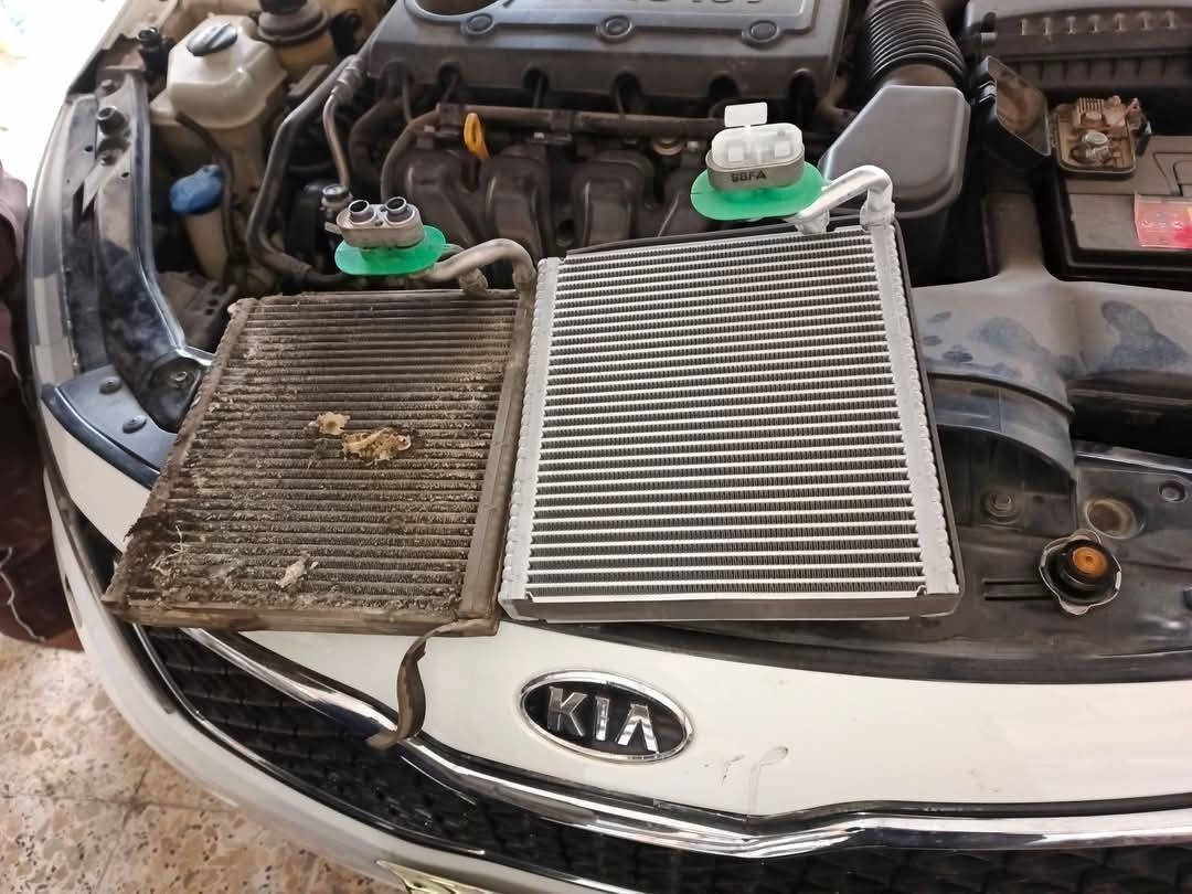 فحص جميع أنواع السيارات باجهزة الكترونية حديثة 
اضافة دهن وشحن غاز اصلي أمريكي إيطالي ياباني باحدث الاجهزة الالكترونية حديثة أمريكية المنشأ
شحن غاز R134a وغاز R1234yf 
فتح وشد دشبول جميع السيارات مع ضمان العمل والغاز بالكامل
تبديل الكمبريسر والراديتر التالفات بنوعية جديدة واصلية وتنظيف المنظومة بمادة الثاوزن و الماده الحمره 
تحوير جميع أنواع الكمبريسرات من الكهربائي الى ميكانيكي وبدقة عالية 
الاتصال على ☎️*********** عنوانا📍حله نادر الثانيه الشارع الخدمي داخل الكراج الجديد
