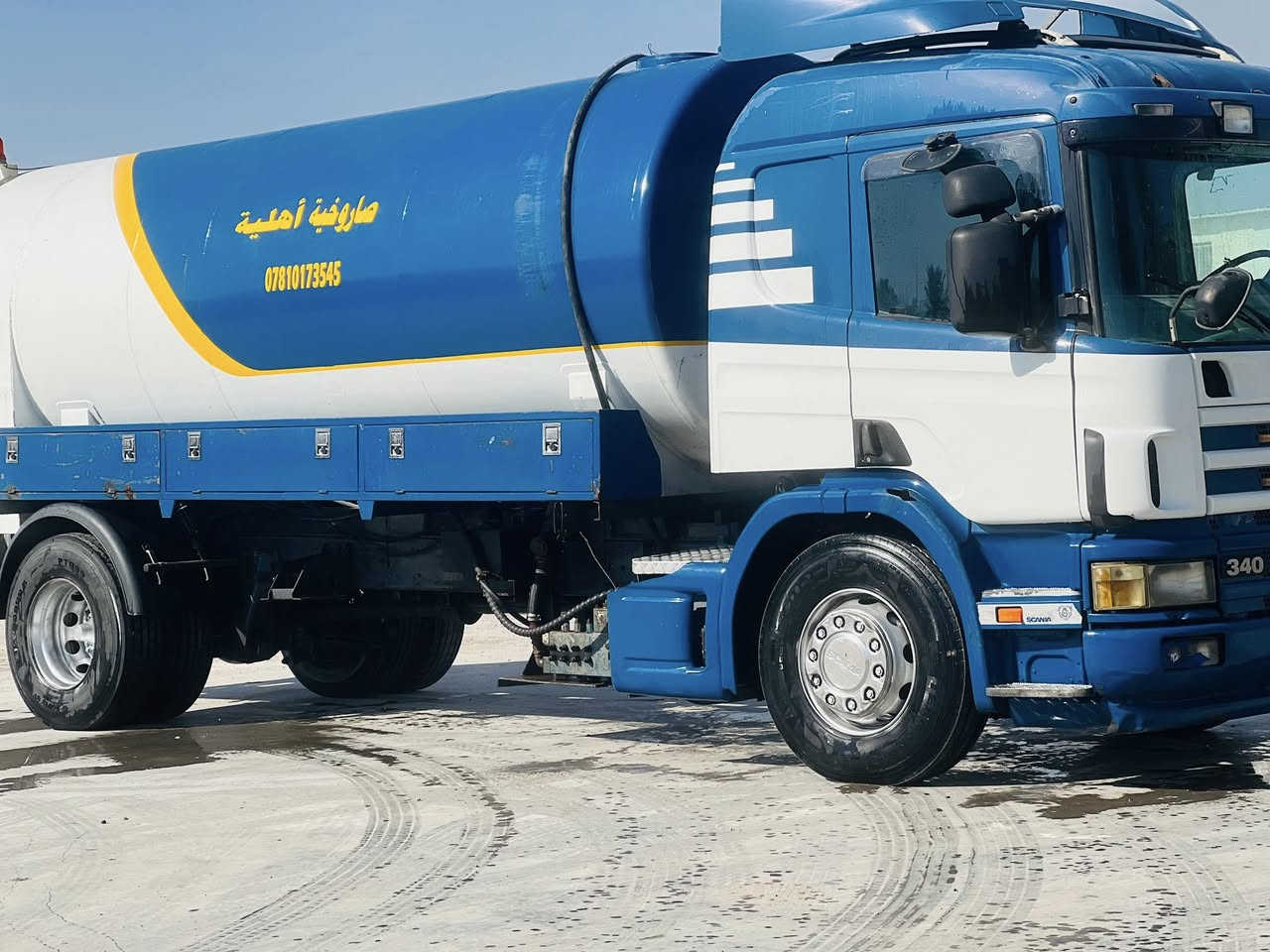 السلام عليكم
سكانيا 340بومه 2004 كهربائيه مكينه بم ونوزل سياره جاهزه وخير من الله كير كهربائي اوتماتيك وعادي 12 نمره 

(((صاروخيه )))

مضخه الماني جاهزه فول الفول 

صونده كبيره 3/4 طول 50 متر درجه اولا اضبط صونده 

صونده صغيره 30 مترر هم درجه اولا 

تفاصيل اكثر الاتصال ع الرقم ***********
