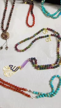 سبح طبيعية • شغل يدوي • أحجار كريمة