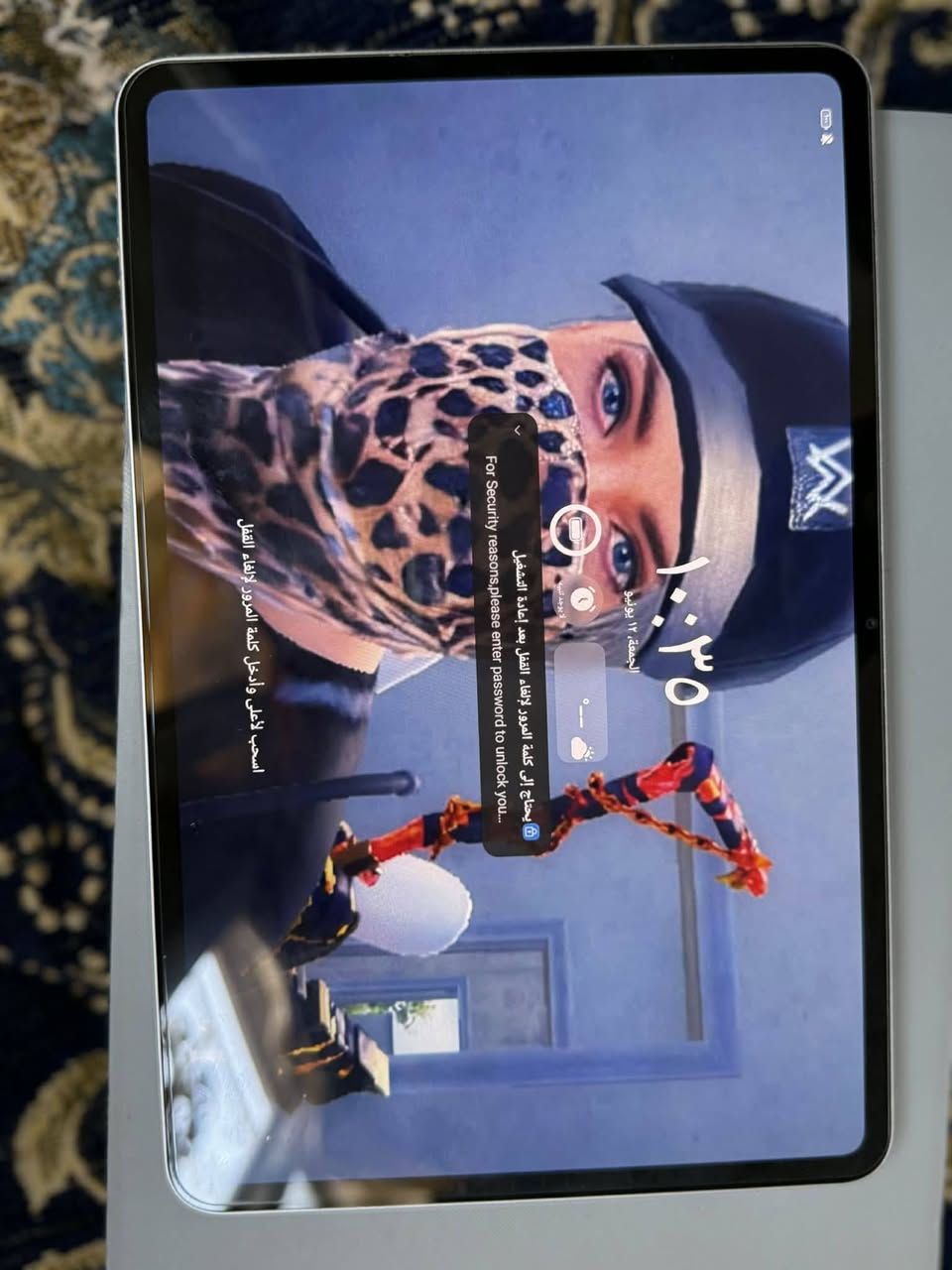 السلام عليكم ورحمه الله وبركاته 
ايباد ريد ماجك أسترا  نظافة فوك 97 بالمئه 
الذاكره 512
 العشوائية 16
بطاريه 98 
 تاريخ اول استخدم تقريباً منذ اقل من 5 اشهر 
يجي وياه مبرد 
الشاشه بيها لزكه وياه كفر عادي واير شحن شغال 
المعلومات بالصور.
مكاني صلاح الدين بيجي 
السعر مليون دينار عراقي


**إذا كنت صاحب هذا الإعلان وتريد حذفه لأي سبب، رجاءا أرسل رسالة إلى الدعم الفني**